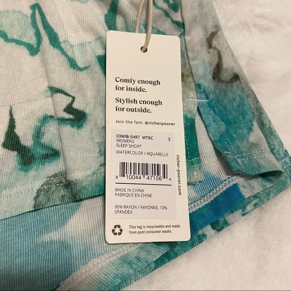 Richer Poorer Sleep Short in Watercolor - Picture 7 of 8